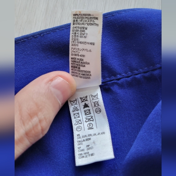 American Apparel royal blue midi skirt, size XS - Picture 7 of 8